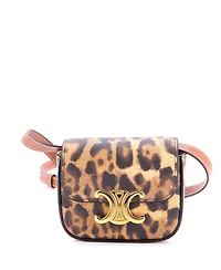 Pre-Owned Celine Mini Claude Shoulder Bag Printed Coated Canvas