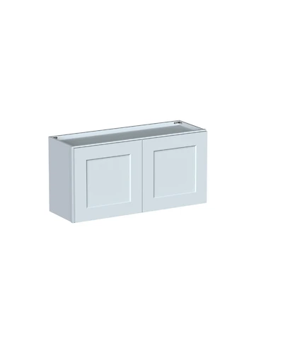 Boyel Living W36" Dove Short Wall Cabinet with Full Overlay Door for Custom Kitchen or Bathroom