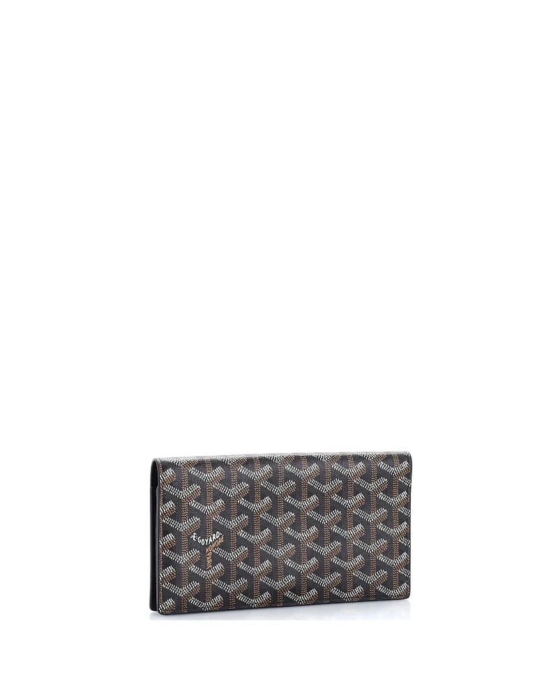 Pre-Owned Goyard Long Richelieu Wallet Coated Canvas