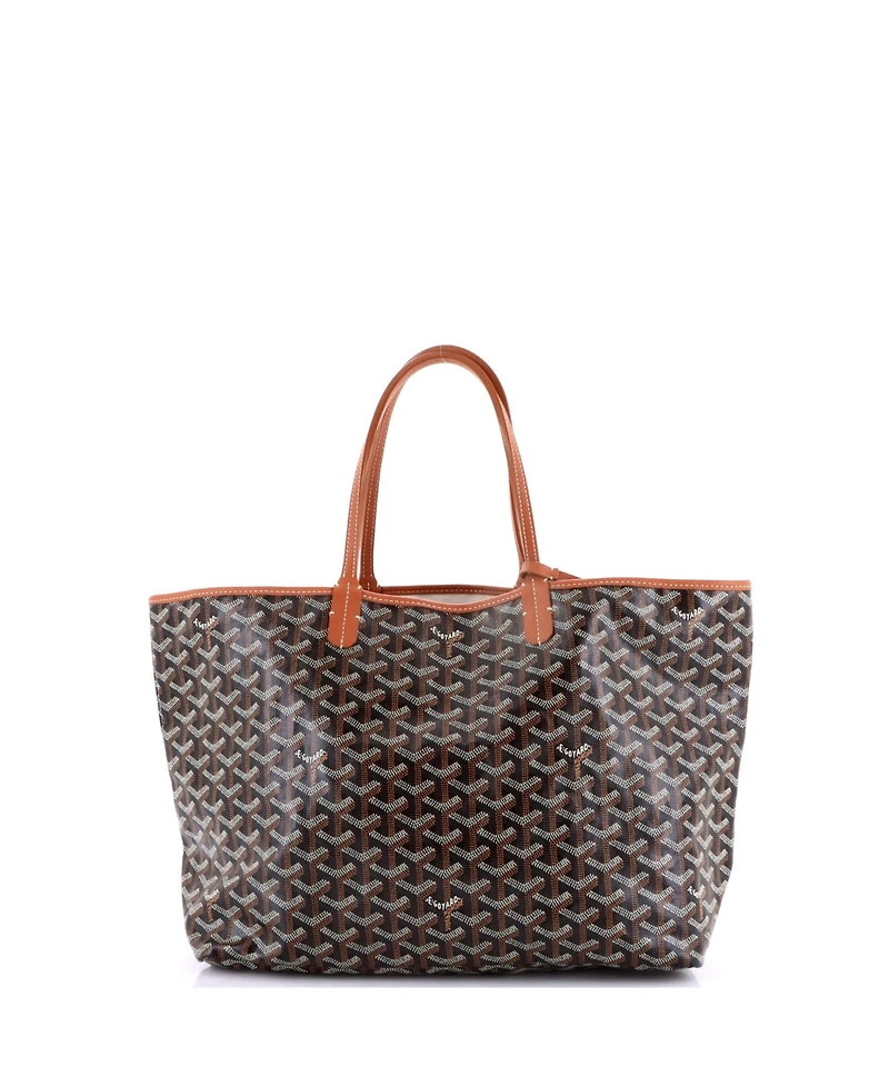 Pre-Owned Goyard Pm Saint Louis Tote Printed Coated Canvas