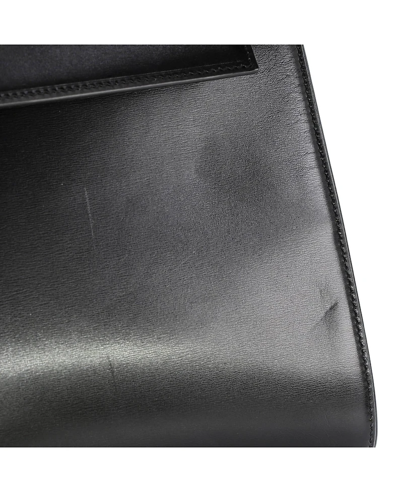 Pre-Owned Saint Laurent Medium Manhattan Top Handle Flap Bag Leather