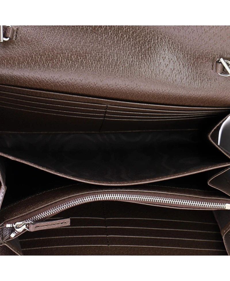 Pre-Owned Gucci Small Dionysus Chain Wallet Jumbo Gg Canvas