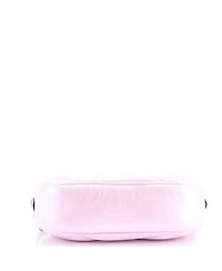 Pre-Owned Gucci Small Gg Marmont Shoulder Bag Chevron Iridescent Leather