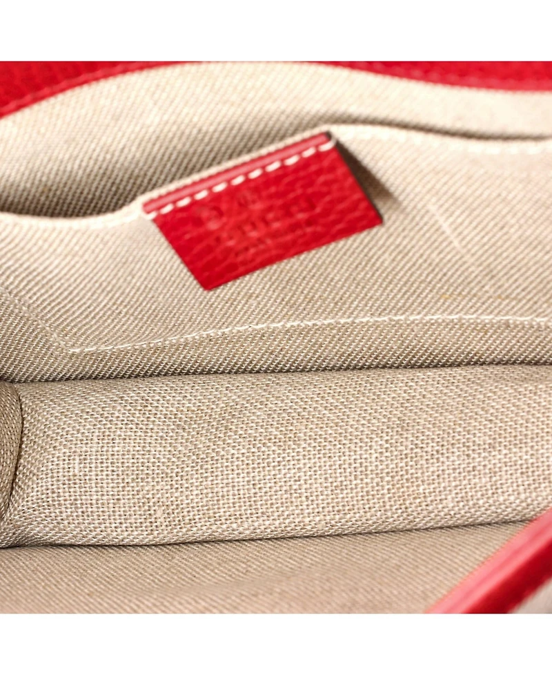 Pre-Owned Gucci Small Interlocking Shoulder Bag Leather