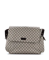 Pre-Owned Gucci Diaper Bag Gg Coated Canvas