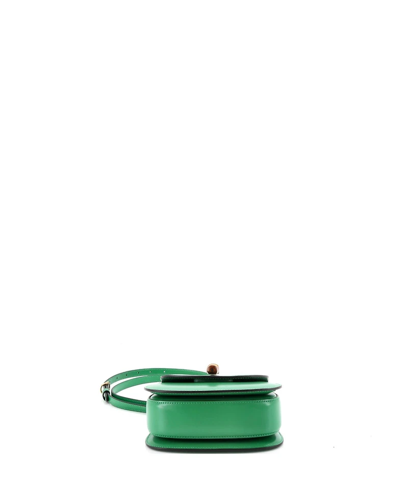 Pre-Owned Gucci Mini Bamboo 1947 Top Handle Bag Leather