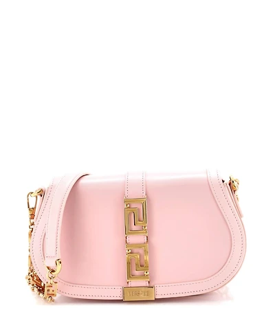 Pre-Owned Versace Medium Greca Goddess Shoulder Bag Leather