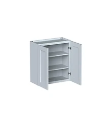 Boyel Living W27" Wall Cabinet with Full Overlay Hdf Door for Custom Kitchen or Bathroom