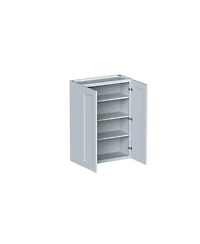 Boyel Living W30" Dove Wall Cabinet with Full Overlay Hdf Door for Custom Kitchen or Bathroom