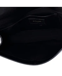 Pre-Owned Saint Laurent Long Classic Monogram Clutch Leather