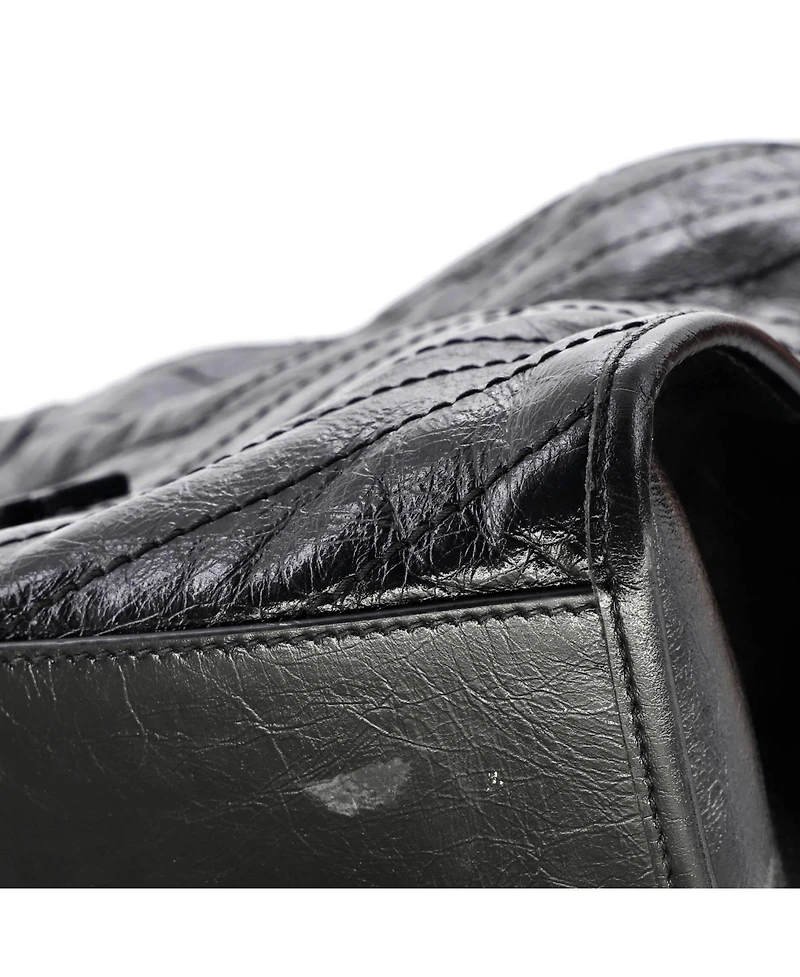 Pre-Owned Saint Laurent Medium Niki Shopping Tote Matelasse Chevron Leather