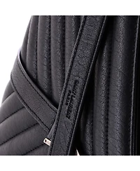 Pre-Owned Saint Laurent Classic Monogram College Bag Matelasse Chevron Leather