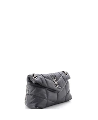 Pre-Owned Saint Laurent Small Loulou Puffer Shoulder Bag Quilted Leather