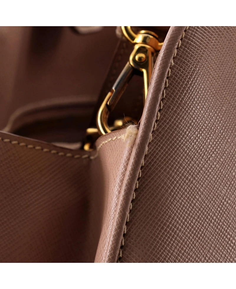 Pre-Owned Prada Large Open Promenade Bag Saffiano Leather