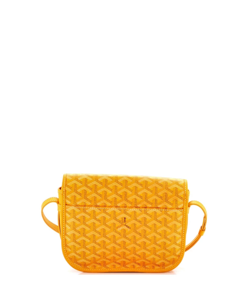 Pre-Owned Goyard Pm Belvedere Messenger Bag Coated Canvas