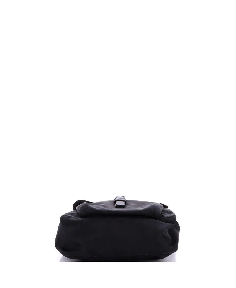 Pre-Owned Prada Small Buckle Messenger Bag Tessuto