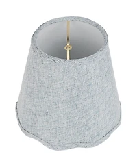 Springcrest Mylie Scallop Empire Lamp Shade 4x6x5.5 (Clip-On) Set of