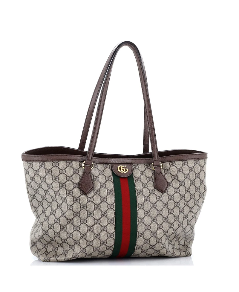 Pre-Owned Gucci Medium Ophidia Shopping Tote Gg Coated Canvas