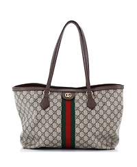 Pre-Owned Gucci Medium Ophidia Shopping Tote Gg Coated Canvas