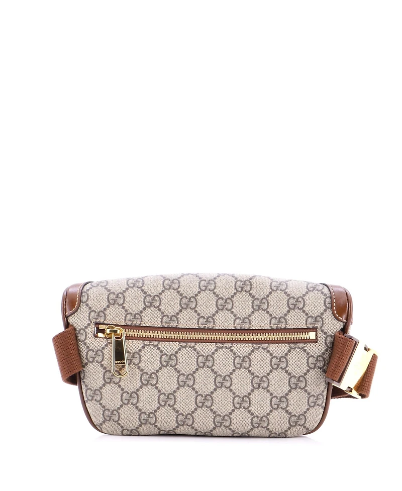 Pre-Owned Gucci Large Interlocking G Patch Belt Bag Gg Coated Canvas