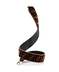 Pre-Owned Fendi Strap You Shoulder Strap Zucca Velvet