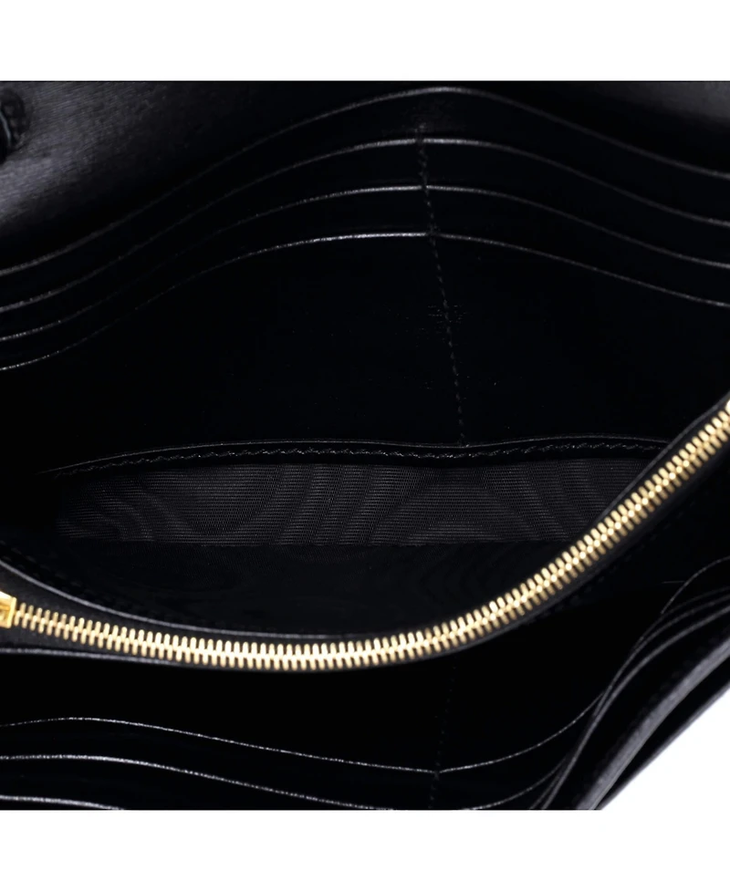 Pre-Owned Gucci Jackie 1961 Continental Chain Wallet Leather