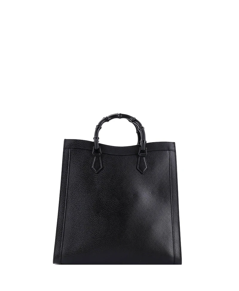 Pre-Owned Gucci Large Diana Nm Bamboo Handle Tote Leather