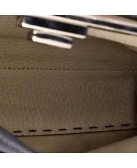 Pre-Owned Fendi Regular Selleria Peekaboo Bag Rigid Leather