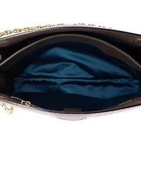 Pre-Owned Gucci Medium Ophidia Chain Shoulder Bag Gg Coated Canvas