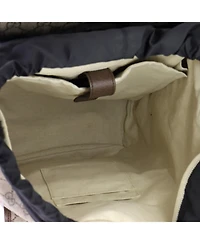 Pre-Owned Gucci Large Courrier Soft Backpack Gg Coated Canvas