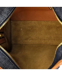 Pre-Owned Loewe 28 Amazona Nm Bag Denim