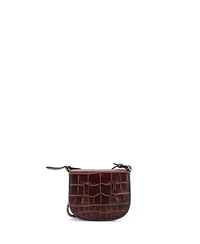 Pre-Owned Celine Mini Symmetrical Shoulder Bag Embossed Leather