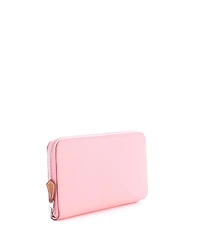 Pre-Owned Hermes Long Azap Zip Around Wallet Silk'in Epsom
