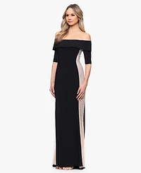 Xscape Women's Off-The-Shoulder Gown