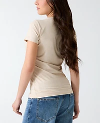 Guess Women's Short-Sleeve Triangle Design T-Shirt