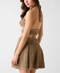 Guess Women's Egle Scallop Edge Sweater Top