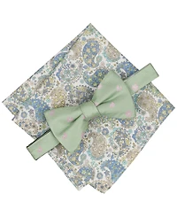 Bar Iii Men's Grace Floral Bow Tie & Pocket Square, 2-Piece Set, Macy's Exclusive