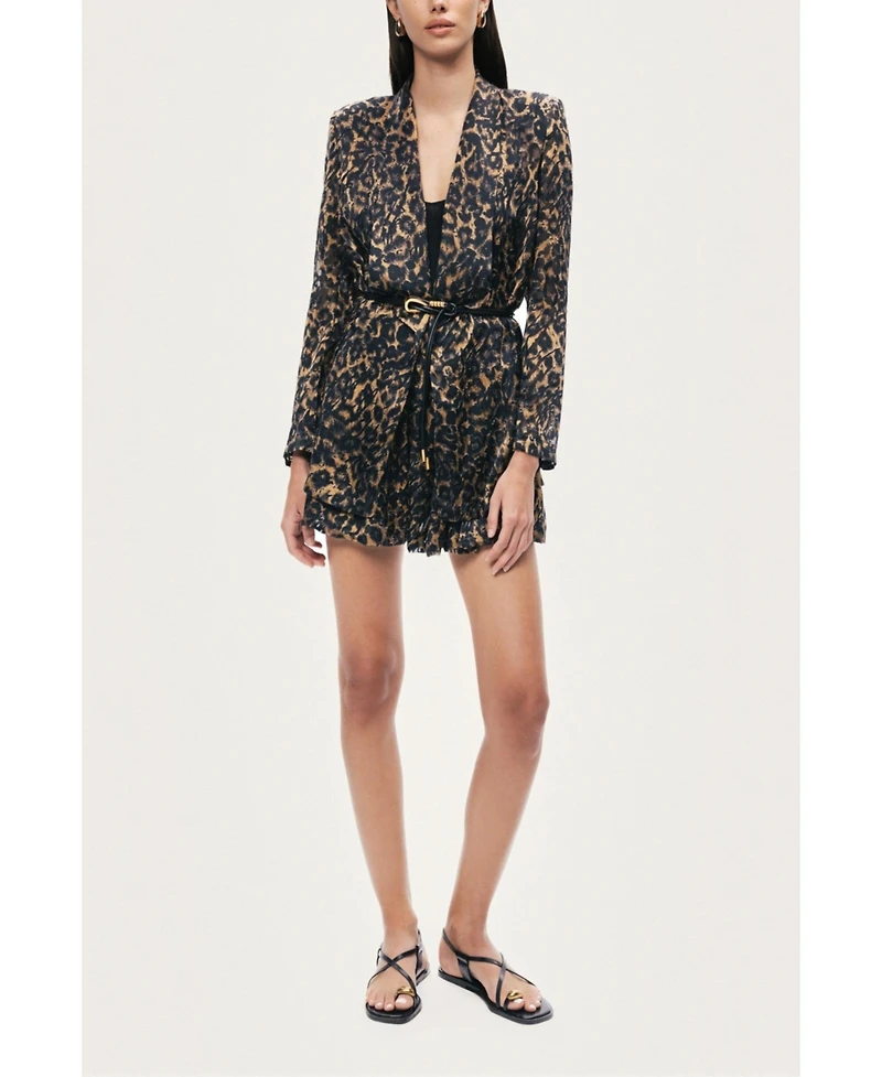 Nocturne Women's Printed Mini Shorts