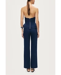 Nocturne Women's Strapless Sculpted Bustier Top