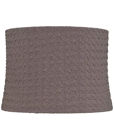 Springcrest 13" Top x 14" Bottom x 10" High x 10" Slant Lamp Shade Replacement Medium Sierra Drum Softback Washer Harp Finial