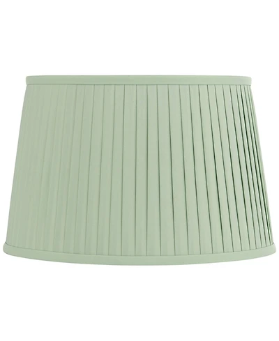 Springcrest Mapo 14" Top x 17" Bottom x 11" High Drum Pleated Washer Lamp Shade Replacement