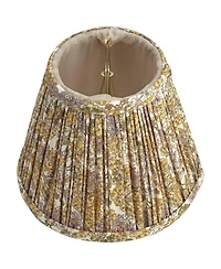 Springcrest 3 1/2" Top x " Bottom x 5" High x 5" Slant Print Lamp Shade Replacement Set of Pleated Clip On Candelabra