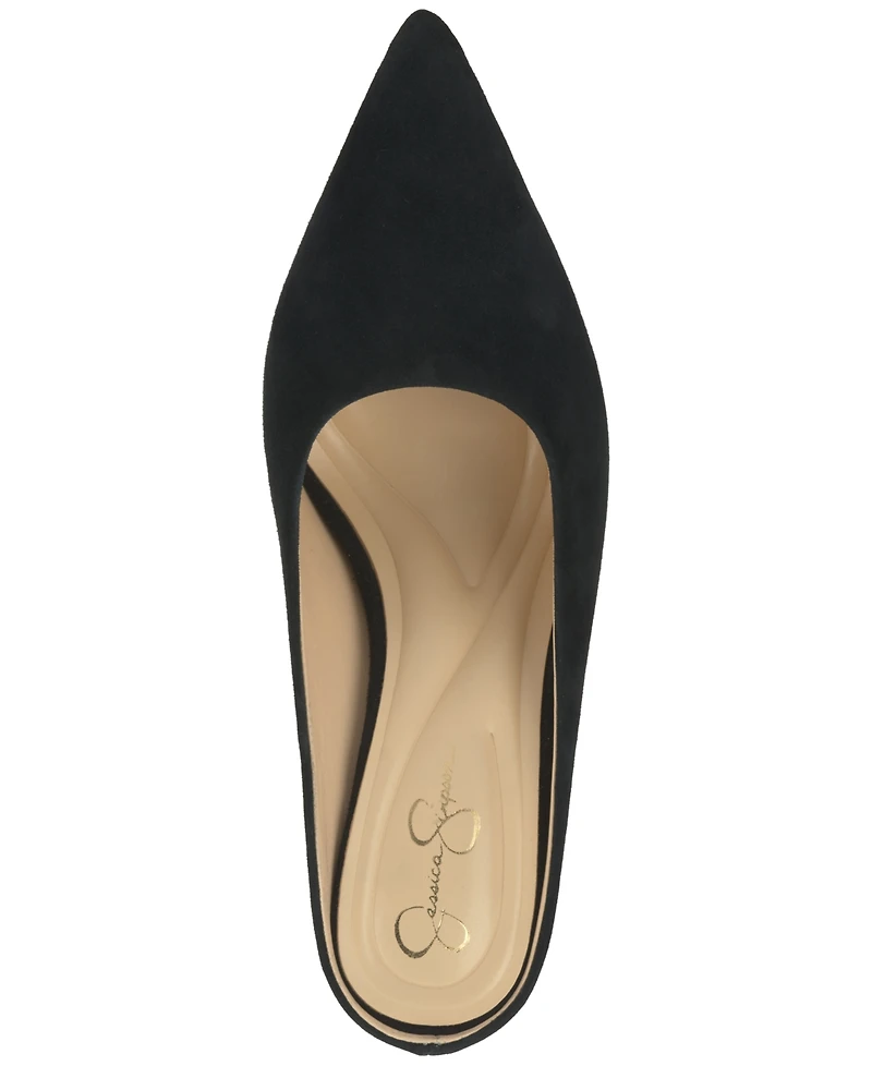 Jessica Simpson Women's Wilix Pointed Toe High-Heel Dress Mules