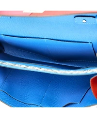 Pre-Owned HERMES Casaque Kelly To Go Wallet Epsom