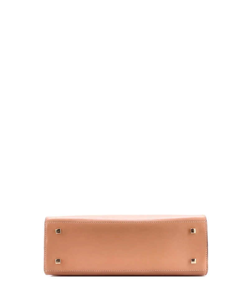 Pre-Owned Delvaux Mm Tempete Top Handle Bag Leather