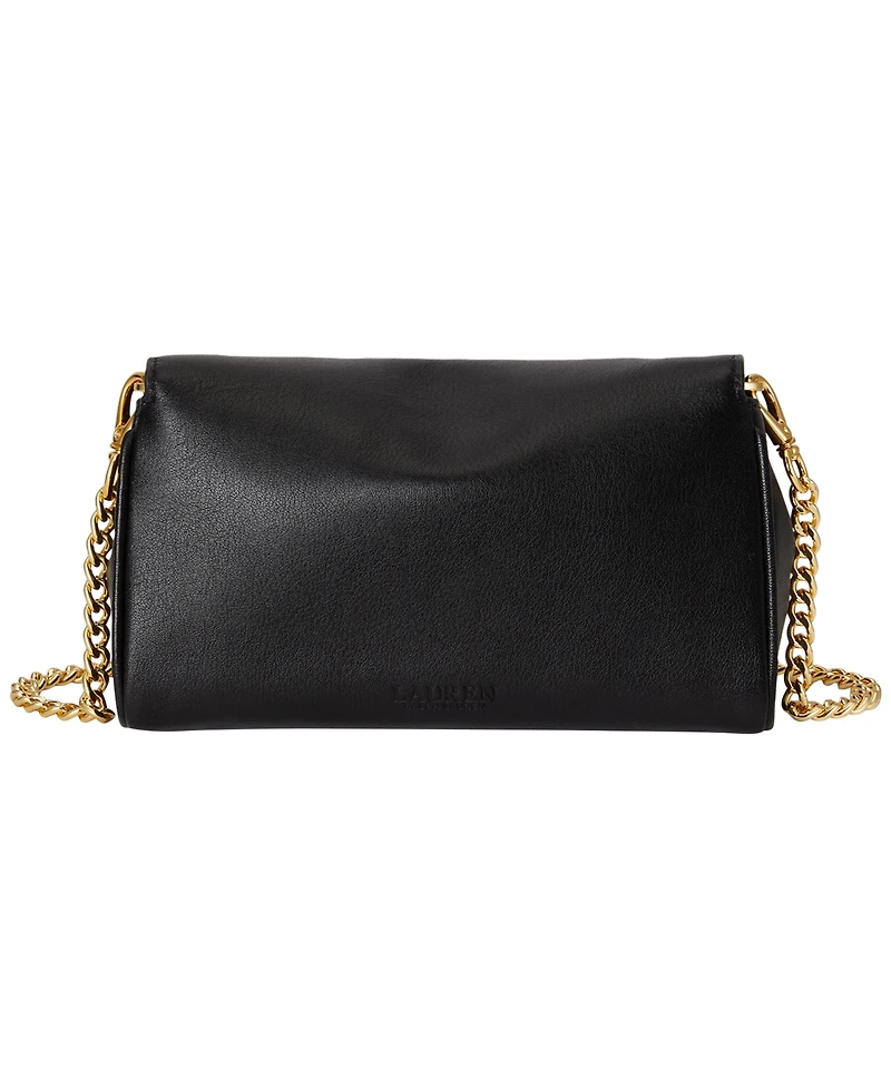 Lauren Ralph Leather Tanner Crossbody Handbag