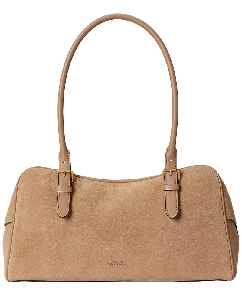 Lauren Ralph Lauren Medium Marcy Zip-Top Satchel Handbag