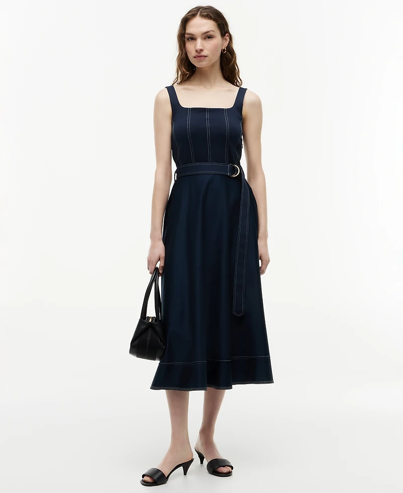 Tommy Hilfiger Women's Contrast Stitch Tank Dress