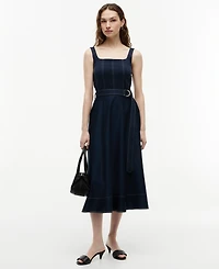 Tommy Hilfiger Women's Contrast Stitch Tank Dress