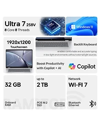 Hp OmniBook 7 16" 2-in-1 Laptop Intel Core Ultra 7 32GB Ram Intel Arc 140V 1TB Ssd Storage Windows 11 Pro 60Hz -